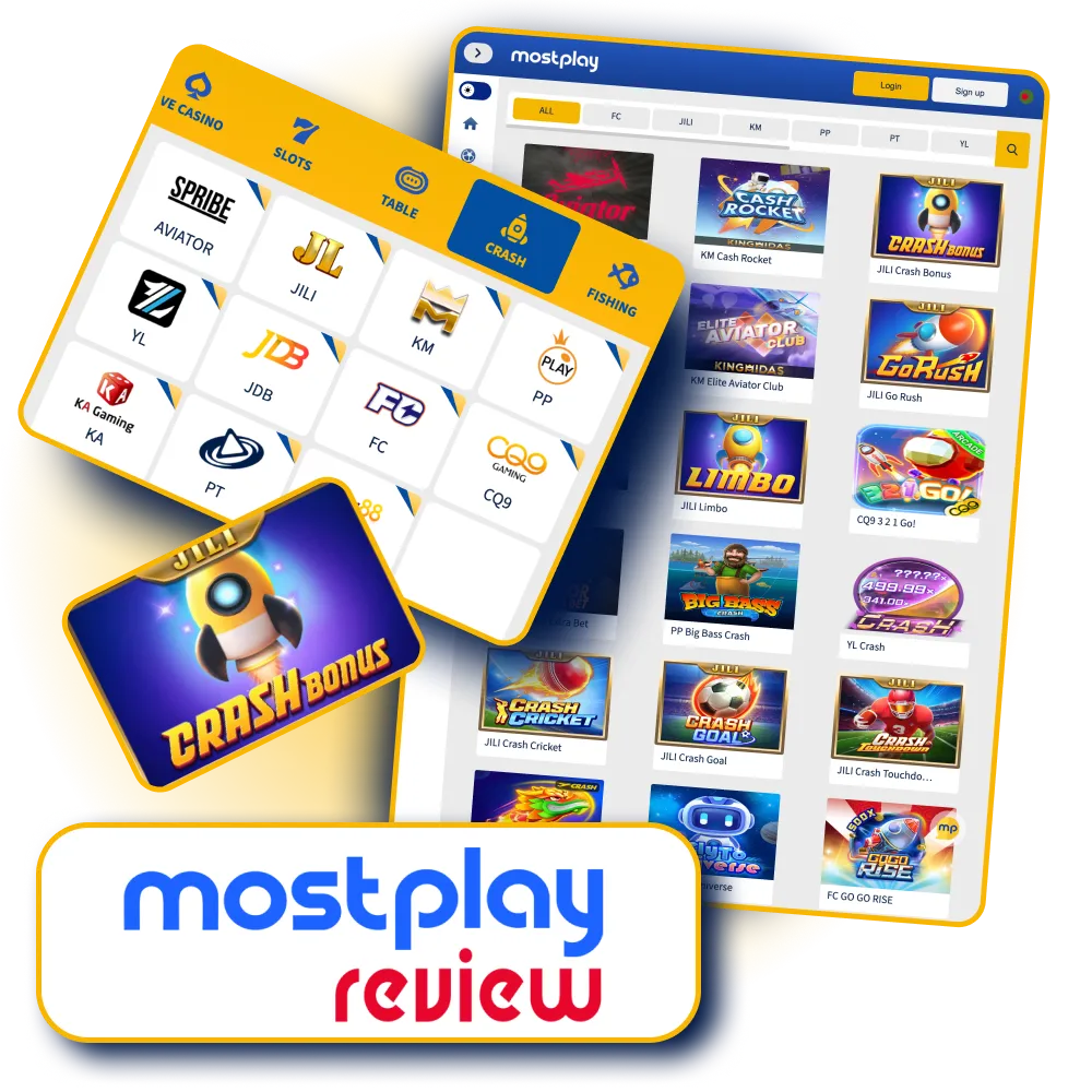 Play MostPlay crash games in Bangladesh and enjoy real money games from top providers.