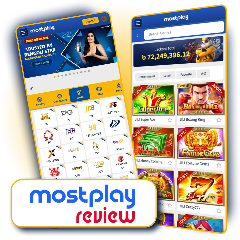MostPlay: Enjoy slot games in Bangladesh.